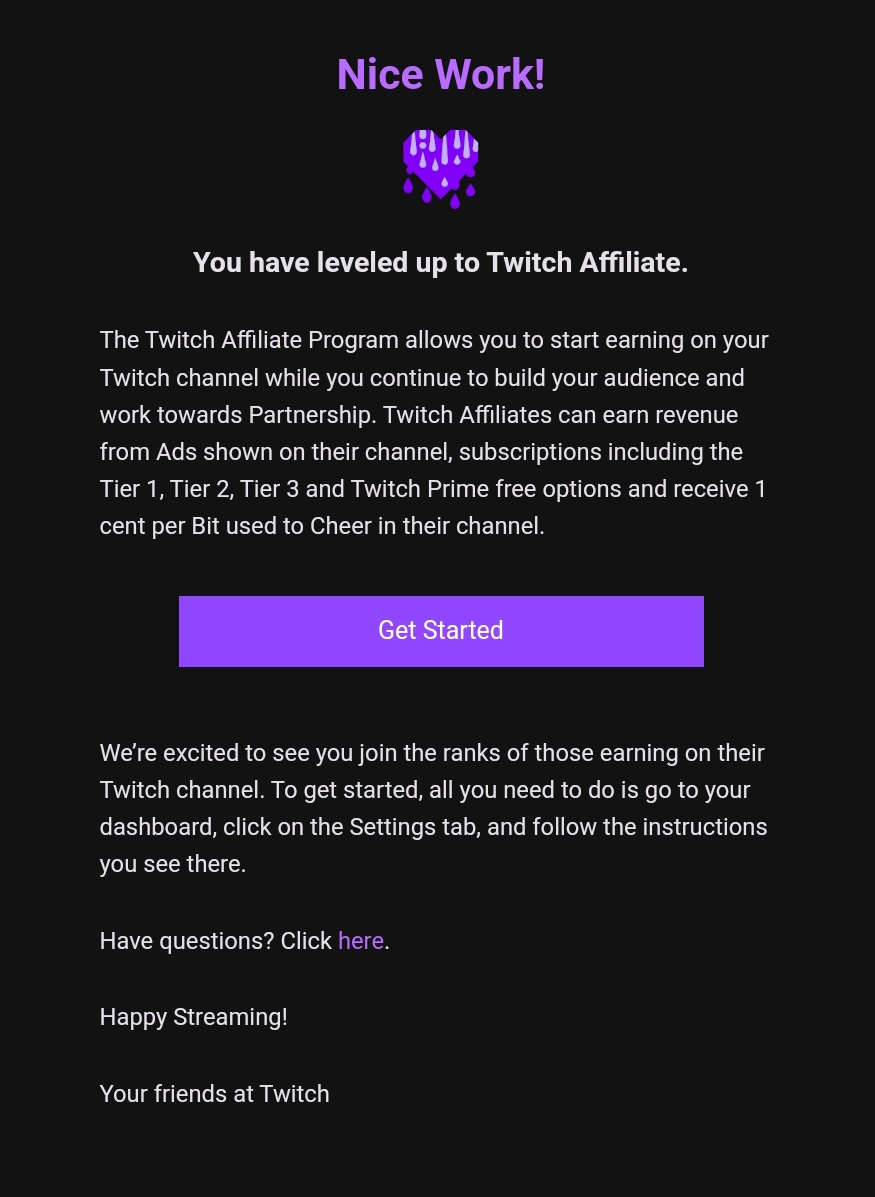 amkxii's tweet photo. No weekends here, the real grind starts now. Still fairly new to this.

Also wanting to help people get to affiliate as I'm sure it's harder for some to get those requirements met than others.

#twitch #twitchaffiliate #streamer https://t.co/E85DkWD1EF
