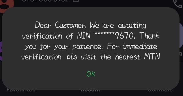 SamuelAkajiaku's tweet photo. @ruffydfire Dear @MTNNG you block my line 08061571929 illegally for no reason claiming that I should go and register my line, I can confirm to you with attached evidence that my son is fully registered and NIN linked for more than three years now and you still proceeded to block my line https://t.co/eOJ7Cz1qlr
