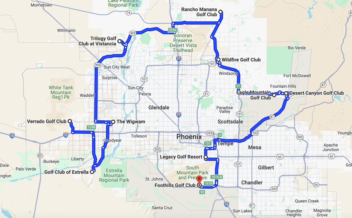 National_GC's tweet photo. A map of the Arizona golf courses NGC members can play...will be officially on the website next week. #Golf #arizona #phoenix #scottsdale #privateclub https://t.co/BevHxSYDGT
