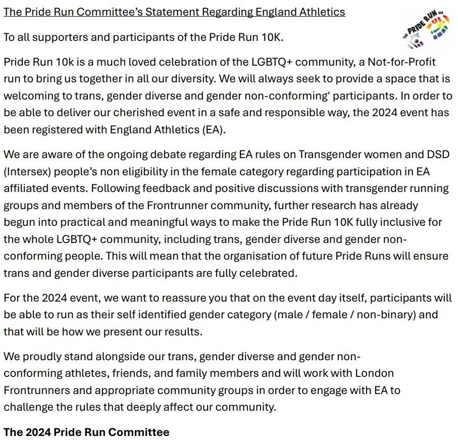 Pride Run 10K tweet media