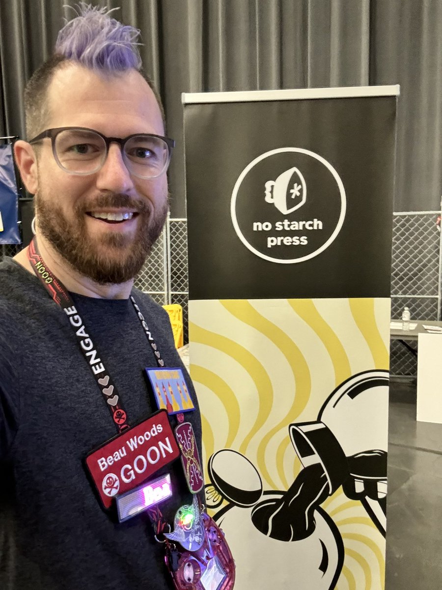 Beau Woods (@beauwoods) on Twitter photo Anyone want to get a copy of Practical IoT Hacking signed by <a href="/calderpwn/">Paulino Calderon</a> <a href="/ithilgore/">Fotis Chantzis</a> and me? Join us at <a href="/nostarch/">No Starch Press</a> in 10 minutes in the back of the DEF CON vendor hall Anyone want to get a copy of Practical IoT Hacking signed by <a href="/calderpwn/">Paulino Calderon</a> <a href="/ithilgore/">Fotis Chantzis</a> and me? Join us at <a href="/nostarch/">No Starch Press</a> in 10 minutes in the back of the DEF CON vendor hall