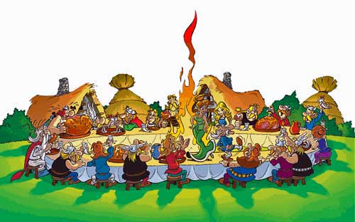 Si la #CeremoniaDeClausura de los #JuegosOlimpicosParis2024 no termina en un gran banquete con jabalís y un bardo amordazado  no es la Galia ni son galos los organizadores.