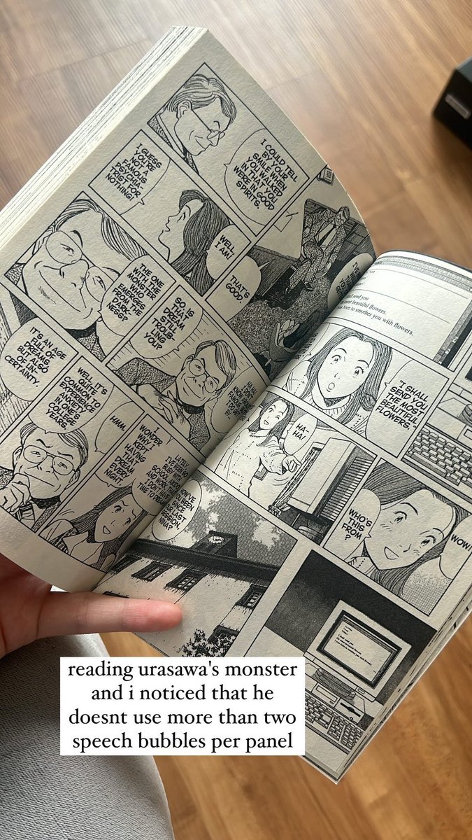 these are from my ig stories - he has a simple format with his panels and it's sooo easy to follow