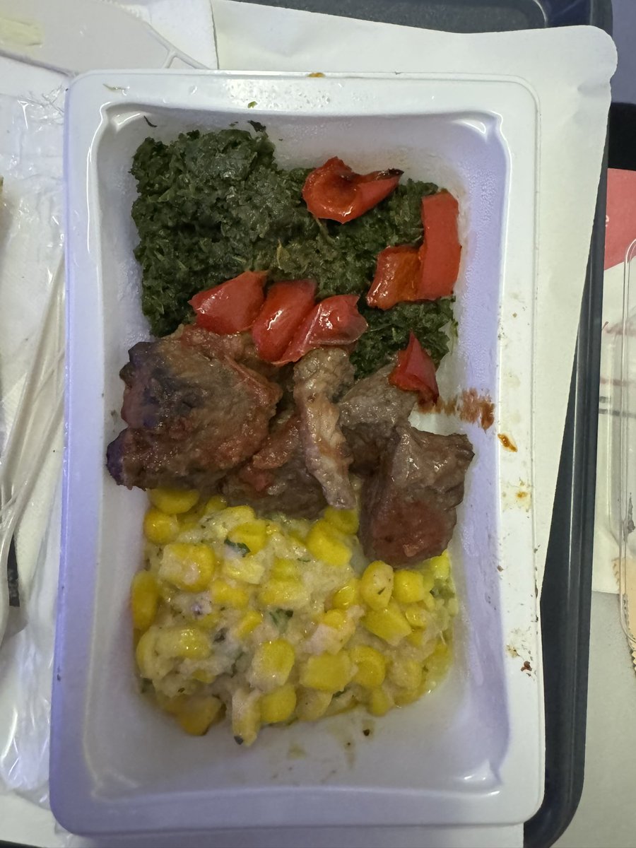 ladyburbujajaja's tweet photo. Me preguntaron “pollo o pasta”. Dije “pollo” y me vino “vaca”. En qué quedamos? 🤪 @harrylpg @SirChandlerBlog @Floxie10 #mejodes #chiste #americanair https://t.co/cz38gxHe4j