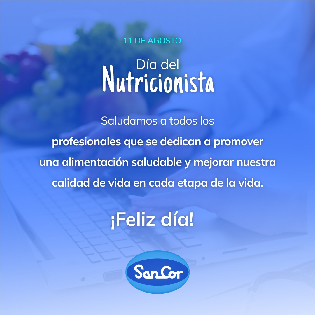 ¡Feliz día a todos los profesionales que se dedican a promover una alimentación saludable y a mejorar nuestra calidad de vida!
#11DeAgosto #DiaDelNutricionista