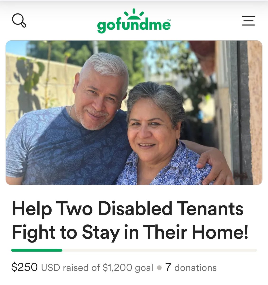 Gloria and Juan are vital, longtime members of the Glassell Park community having lived here for almost thirty years. Now, their landlord is trying to evict them ILLEGALLY by falsely claiming his son will move in.

Help us raise funds for their legal fees gofundme.com/f/help-two-dis…