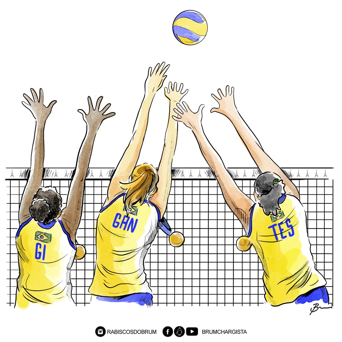 Brummmmm's tweet photo. E o vôlei, como sempre, fazendo bonito. Mais que bonito...lindo! Nessa olimpíada que mostrou a força da mulher brasileira. Parabéns, para todas!!! https://t.co/jE7pNHhF0I