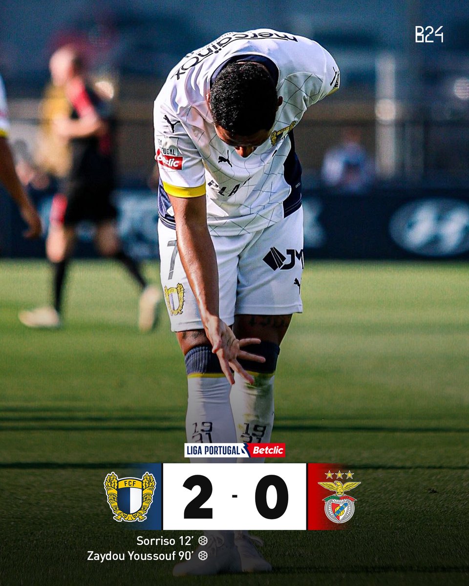 B24PT's tweet image. Famalicão derrota o Benfica!