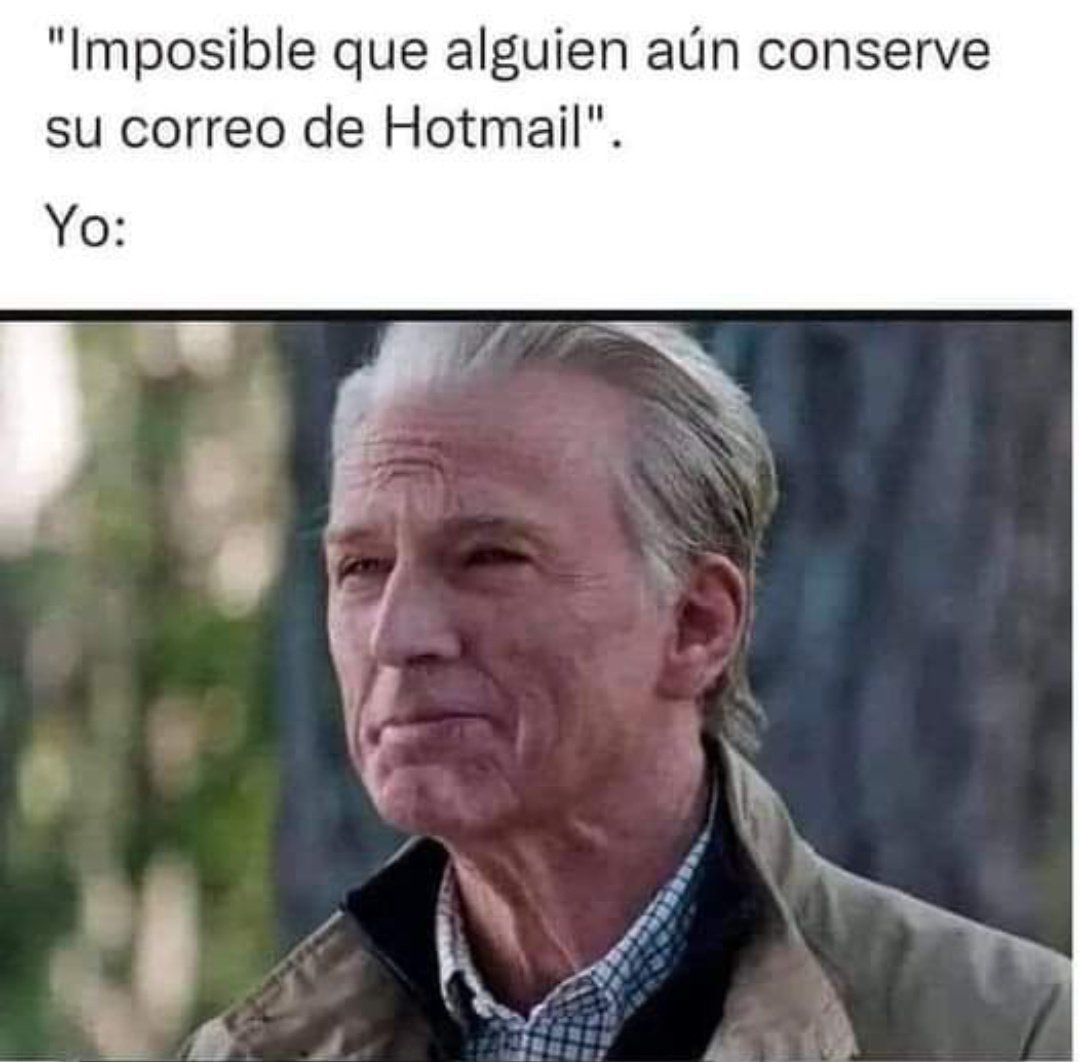 ¿Tenéis correo en hotmail? Yo, sí.