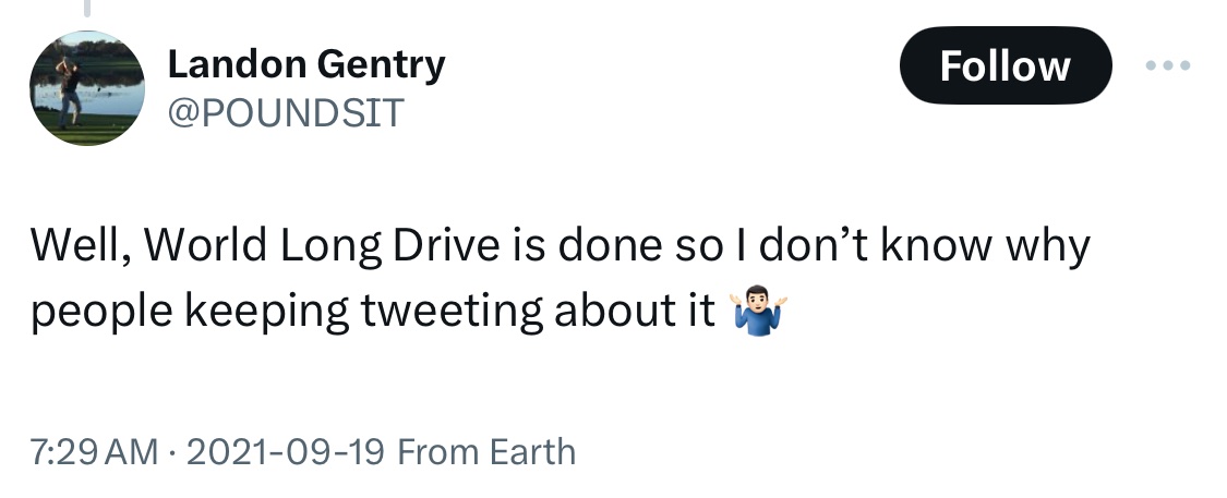Long Drive Sheriff tweet media