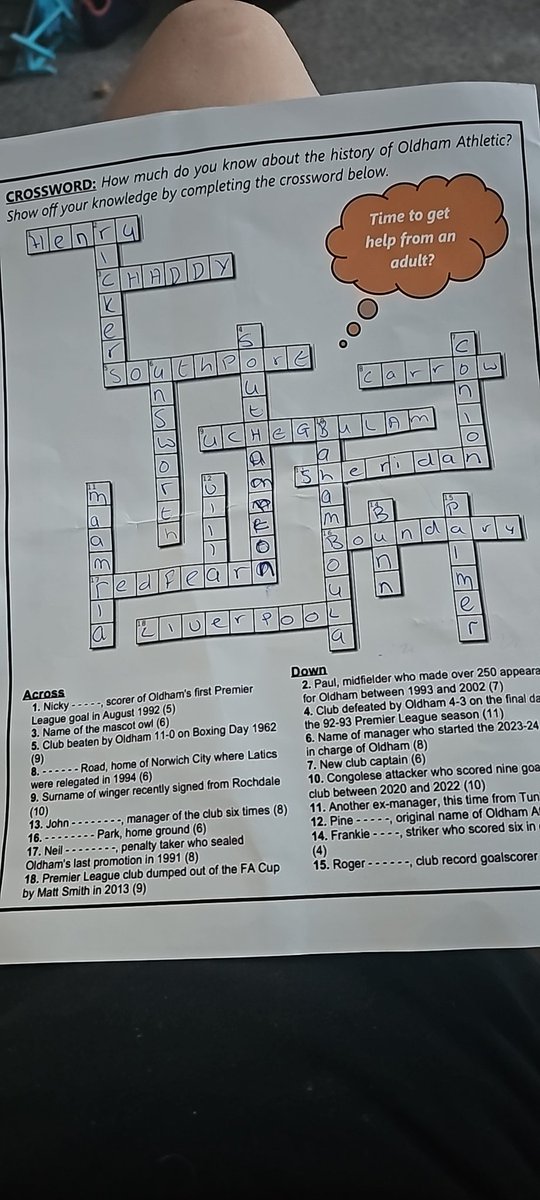 MichaelLyons123's tweet photo. @_OASF  me and my son completed this from yesterday's game ⚽️💪🏼 https://t.co/PouQcG1cYY