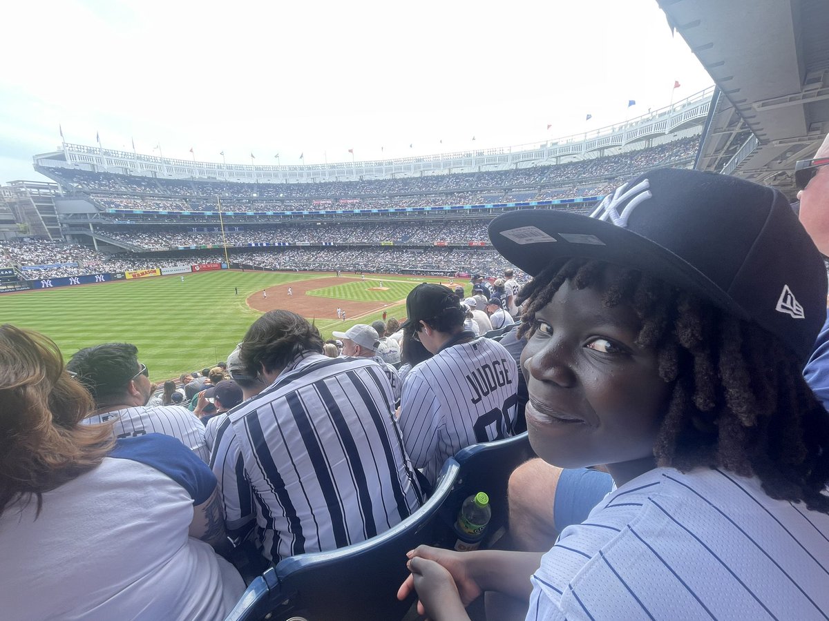 First Yankee’s game!  #REPBX
