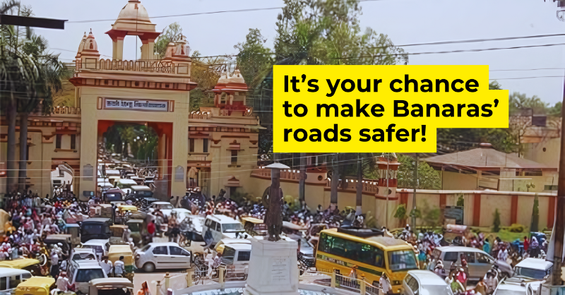 YouthKiAwaaz's tweet photo. Banaras, share your experience and opinions to help make your city's roads safer and you can win Rs. 100!
