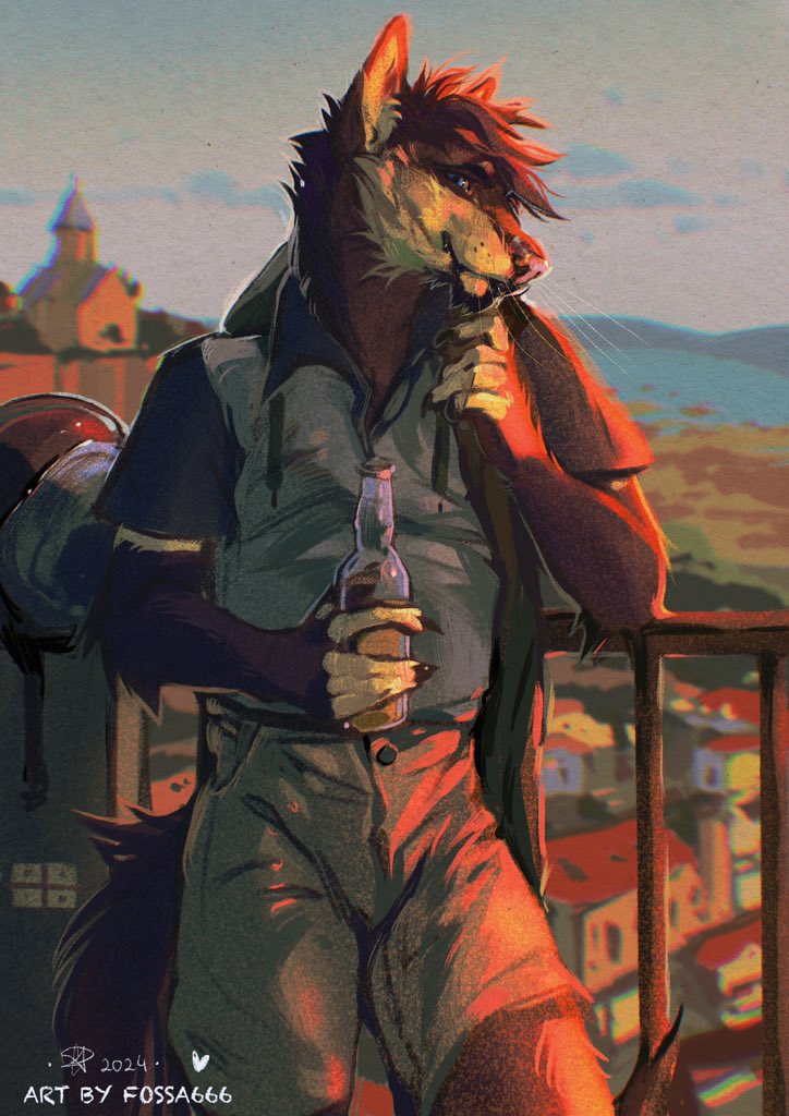 Birthday gift of my dearest old friend 🌿✨
#fossaart