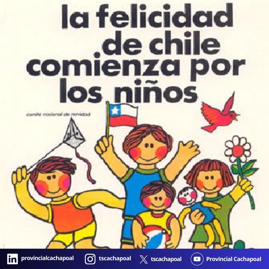 tscachapoal's tweet photo. "El futuro de las niñas y niños siempre es hoy. Mañana será tarde" Gabriela Mistral.

En el día de las niñeces, el Consejo Provincial Cachapoal del @colegiotschile saluda todos los colegas y a sus hijas e hijos en este día tan especial. https://t.co/u6hwUZy1VJ