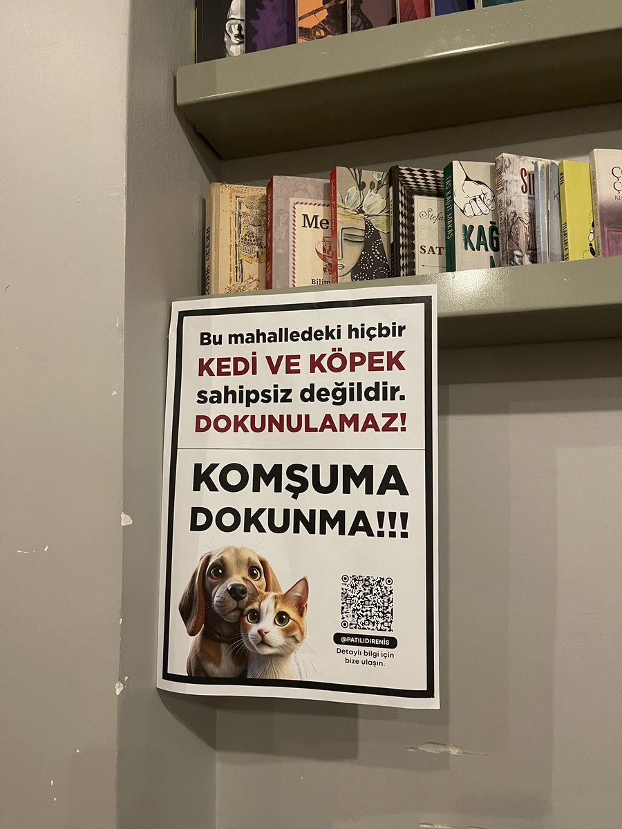 Kadıköy’de neredeyse tüm dükkanlarda bu tabela asılı…