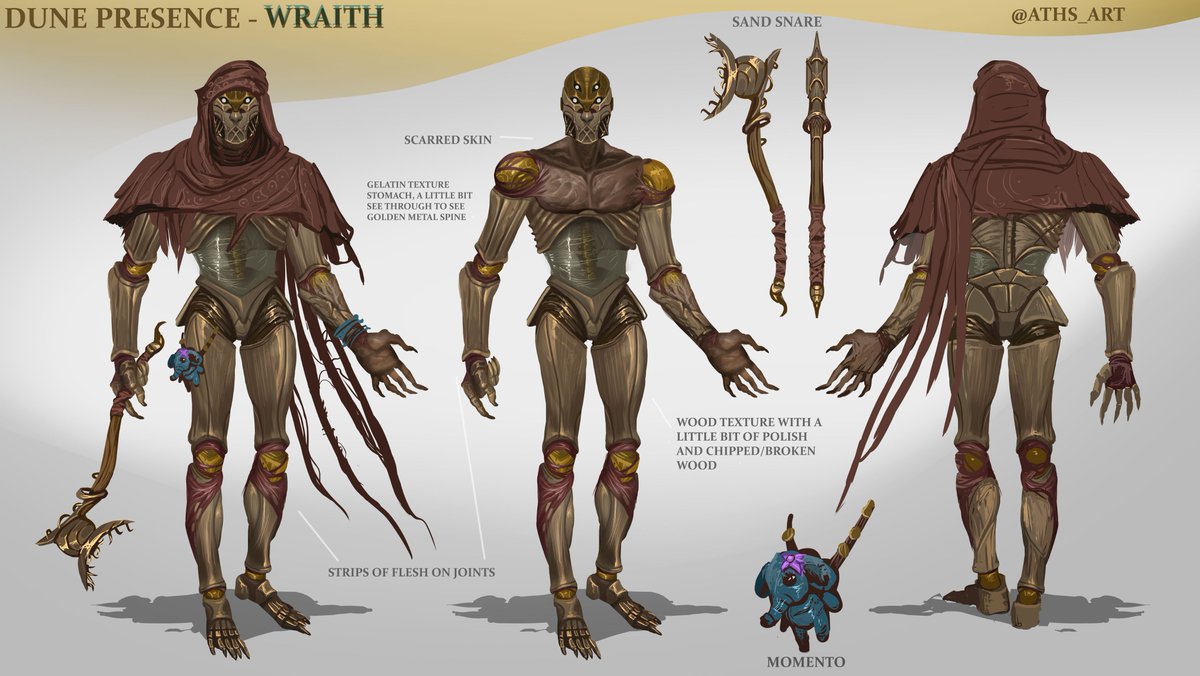 Aths_Art's tweet image. For this year's art contest I wanted try out a killer outfit.
Here is Dune Presence Wraith!
#DeadbyDaylight #dbd #wraith