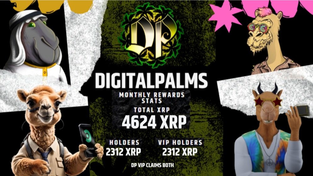 DigitalPalm's tweet image. Not only do our Communuty claim huge $XRP rewards monthly

But each and everyone of our holders also bag $Coreum from our community validator #CoreBit 

Hold 1 or 500, we dont care 🤷‍♂️ everyone gets paid at DP 🌴🐫