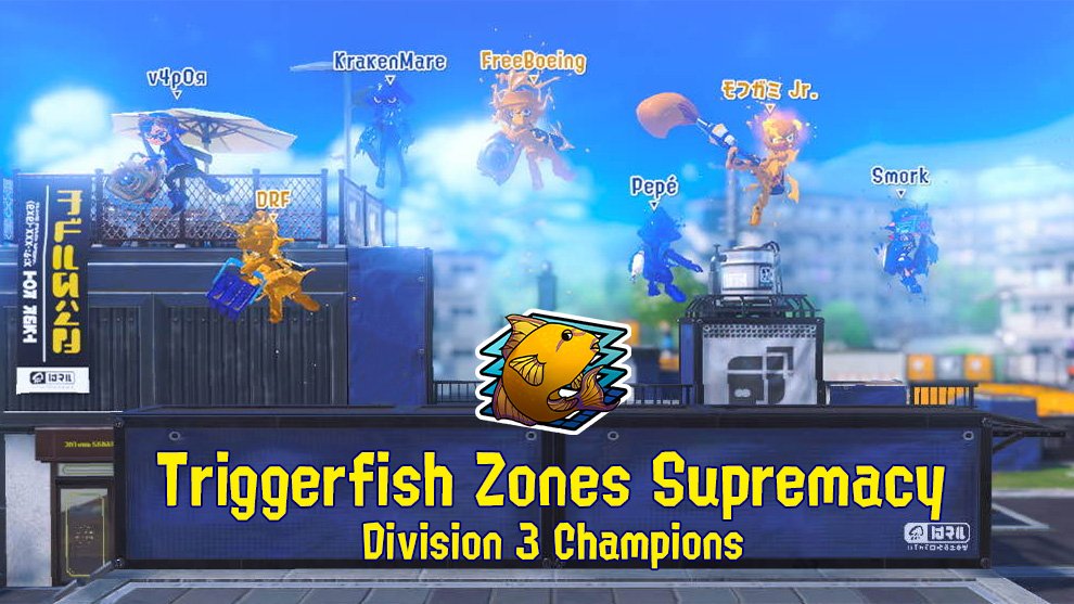 So, <a href="/InkLeagues/">Leagues Under The Ink (LUTI)</a> did we prove we aren't Div 3? Dropped 3 games the entire playoffs...

We have won LUTI DIV 3 GRAND FINALS! 5-1 vs. <a href="/Cubata2euros/">Cubata2euros</a>! GGs to them.

Roster:
<a href="/KrakenMare77/">Kraken Mare</a> 
@V4p0r_spl 
<a href="/DRF_Splatoon/">DRF</a> 
<a href="/Pepe_Pep_P/">Pepé</a> 
<a href="/DaRealMew2/">Mewtwo :3</a> 
<a href="/BrianIshii1/">Brian Ishii</a> 
Pork Smork