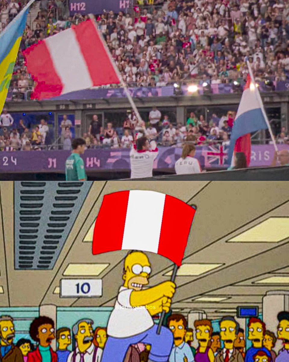 Se volvió canon: Mi país. Mi país. ❤️🇵🇪

Stefano Pescheira con la bandera del Perú.