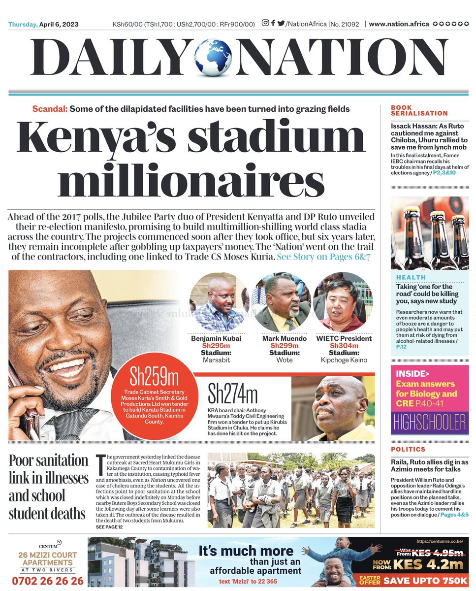 magwaz3's tweet photo. Paul Kagame constructs the beautiful Amhoro Stadium in Rwanda while Moses Kuria and team eats money for Stadiums! https://t.co/KiIUl5shPR