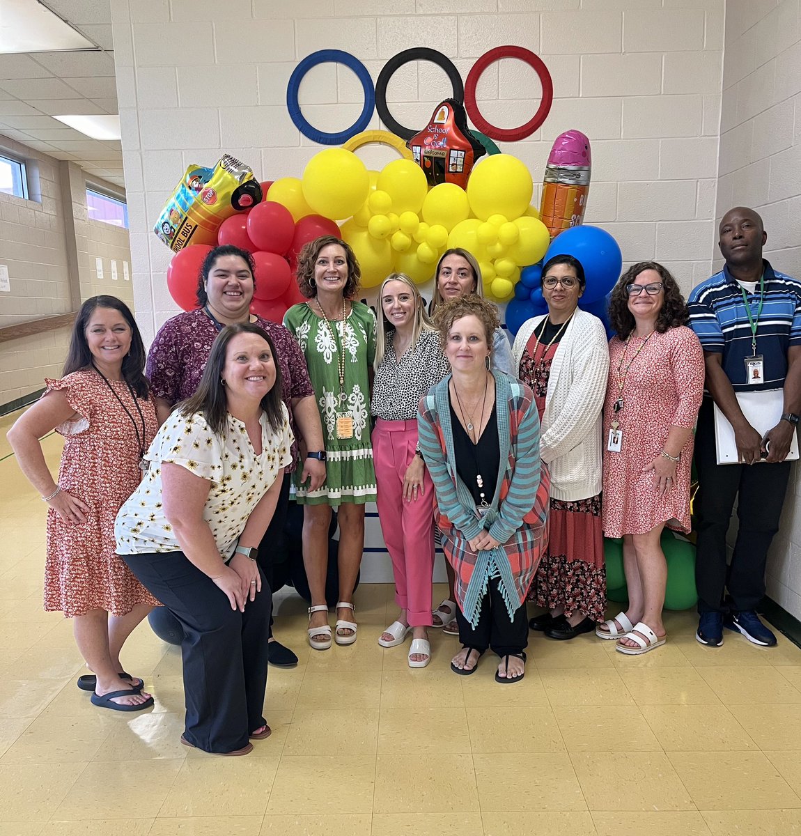 ESLwithMsLester's tweet image. Excited to start the year with my ESL team! #rcschools