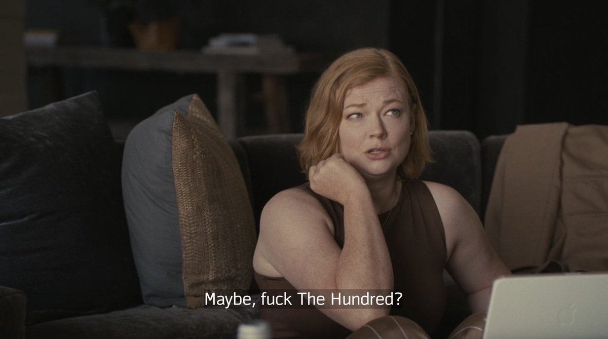 abi_slade's tweet photo. the day this episode of succession came out… the cricket shitpost world was changed forever https://t.co/F7BfYFyLTo