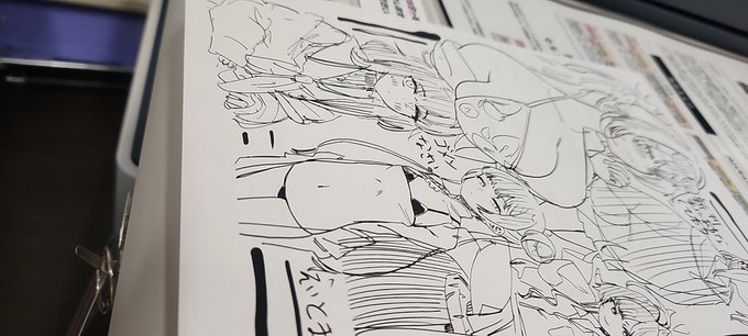 ごめんなさいペーパー印刷中。 