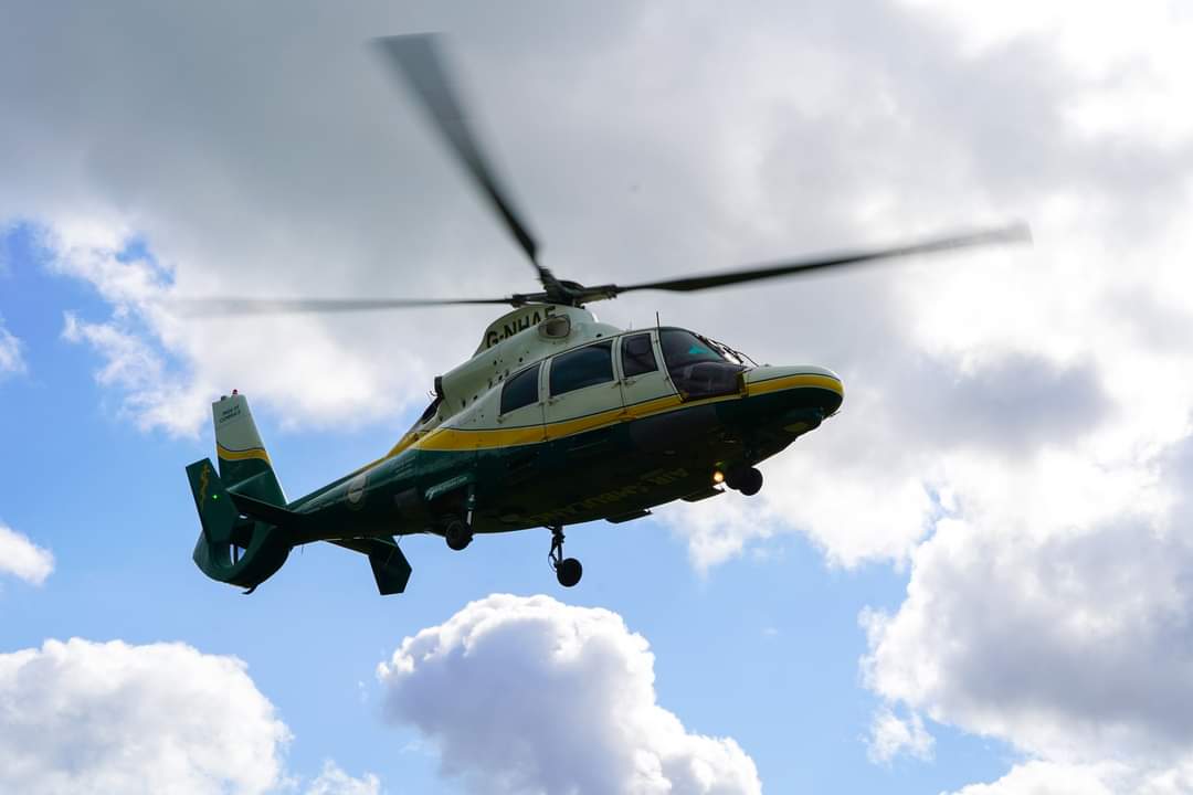 The best day at Brew 4 Moo raising money for GNAAS and meeting amazing people and friends 🧡 we walked up to the Tarn, the sun shone and the views were epic!!! and the helimed 58 came into land. Left an hour later on the 2nd callout of the day. They are absolutely incredible