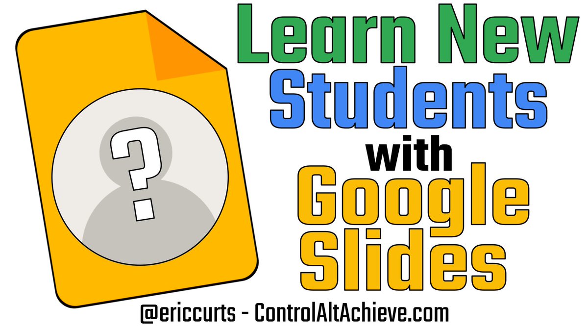Eric Curts (@ericcurts) on Twitter photo π§ Learn About Your New Students with Google Slides - controlaltachieve.com/2024/08/learn-β¦
π Free Google Slides template
πΈ Students add names, photos, details
π‘ Quiz yourself with the slides to learn names & more
π Options for randomizing students too
#edtech #GoogleEDU #backtoschool π§ Learn About Your New Students with Google Slides - controlaltachieve.com/2024/08/learn-β¦
π Free Google Slides template
πΈ Students add names, photos, details
π‘ Quiz yourself with the slides to learn names & more
π Options for randomizing students too
#edtech #GoogleEDU #backtoschool
