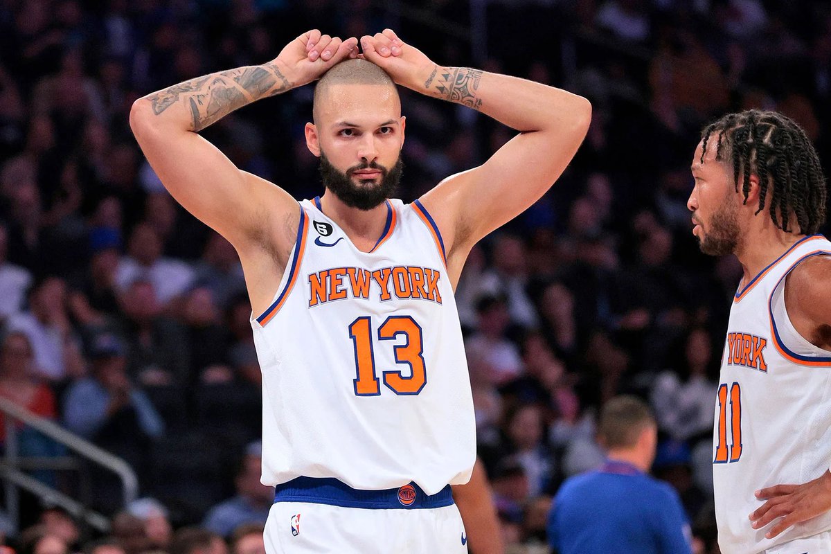 KnicksPlayToday's tweet photo. No, but Evan Fournier was in his baguette during the Olympic final on Saturday https://t.co/k5HBxV47Rm