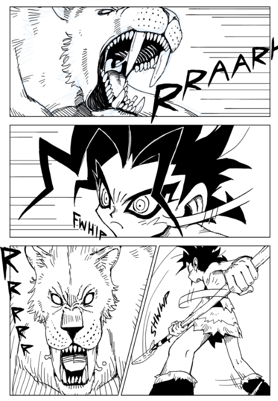 gogoShoopy's tweet photo. @Snoozincopter i like the sequence at the start that builds to that cool pose. i think this page would look really cool as a full page composition drawn at the angle of the bottom right panel https://t.co/NuUKF6iz38