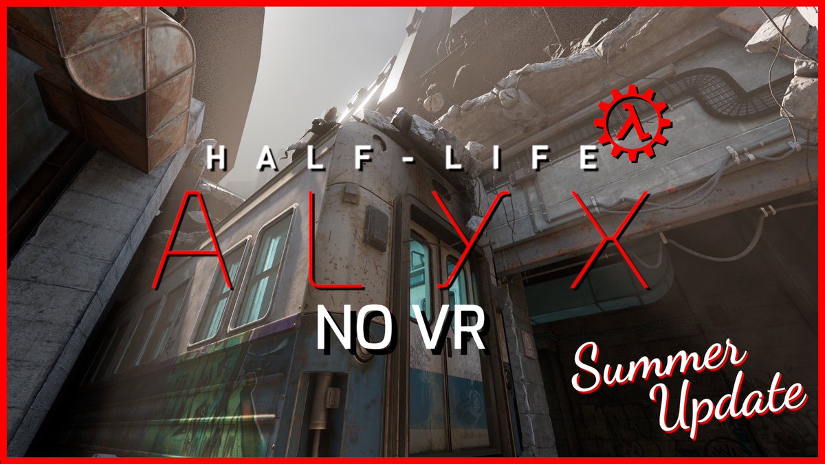 HL_Alyx_NoVR's tweet photo. Half-Life Alyx NoVR Summer Update OUT NOW

➡️ Dev Article
➡️ New Features Trailer
➡️ Mod Install Guide
➡️ Steam Deck Install Guide
➡️ All Achievements
➡️ All Toner Puzzles
➡️ Aiming &amp; Locomotion Updates 
➡️ And More

Link in reply that has all the details &amp; download links @ModDB https://t.co/pqSSoofNZT