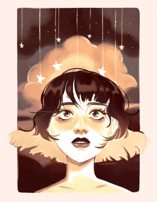 look up and see the stars 