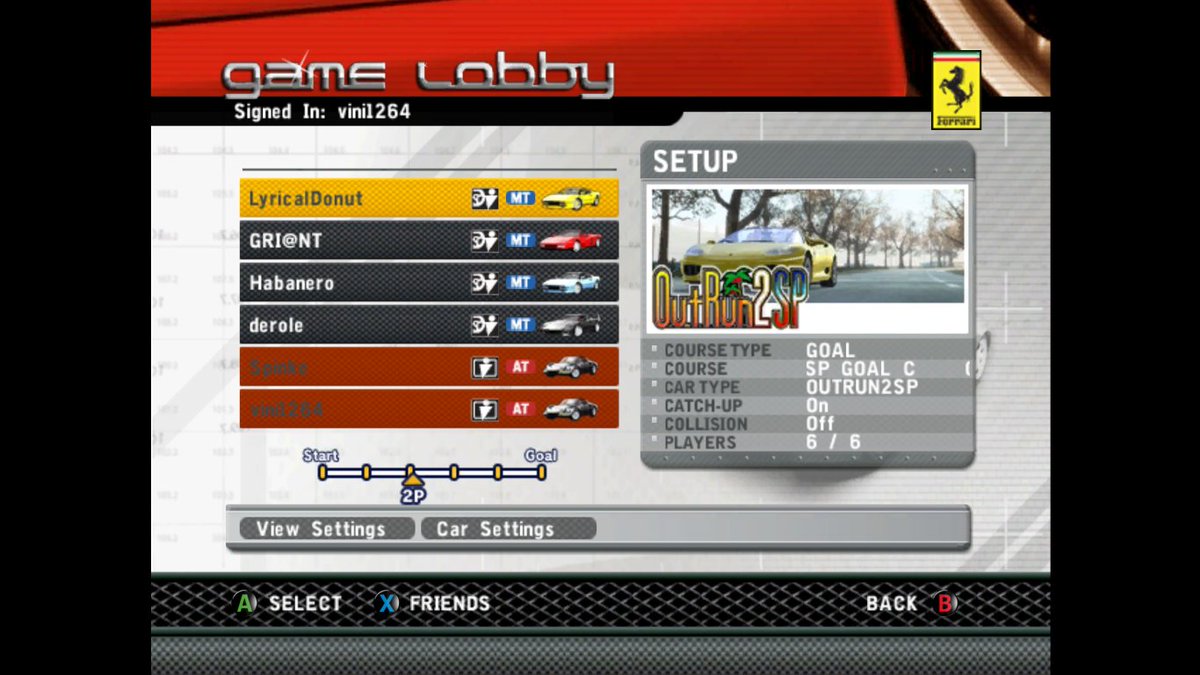 A few days ago the OutRun2006Tweaks mod just got it's 0.5 update, this version restores the online multiplayer mode that has long been deactivated.

So now it's possible to play Outrun 2006 online on PC again, you can quickly join lobbies and host your own game.