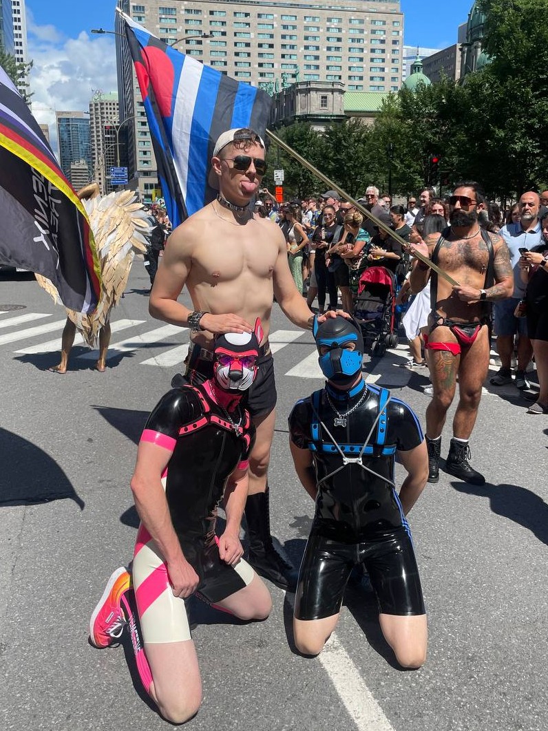 Happy Montreal Pride! First time walking in a parade and felt nothing but love! Thanks to all for making the weekend memorable and much love to Montreal 😘