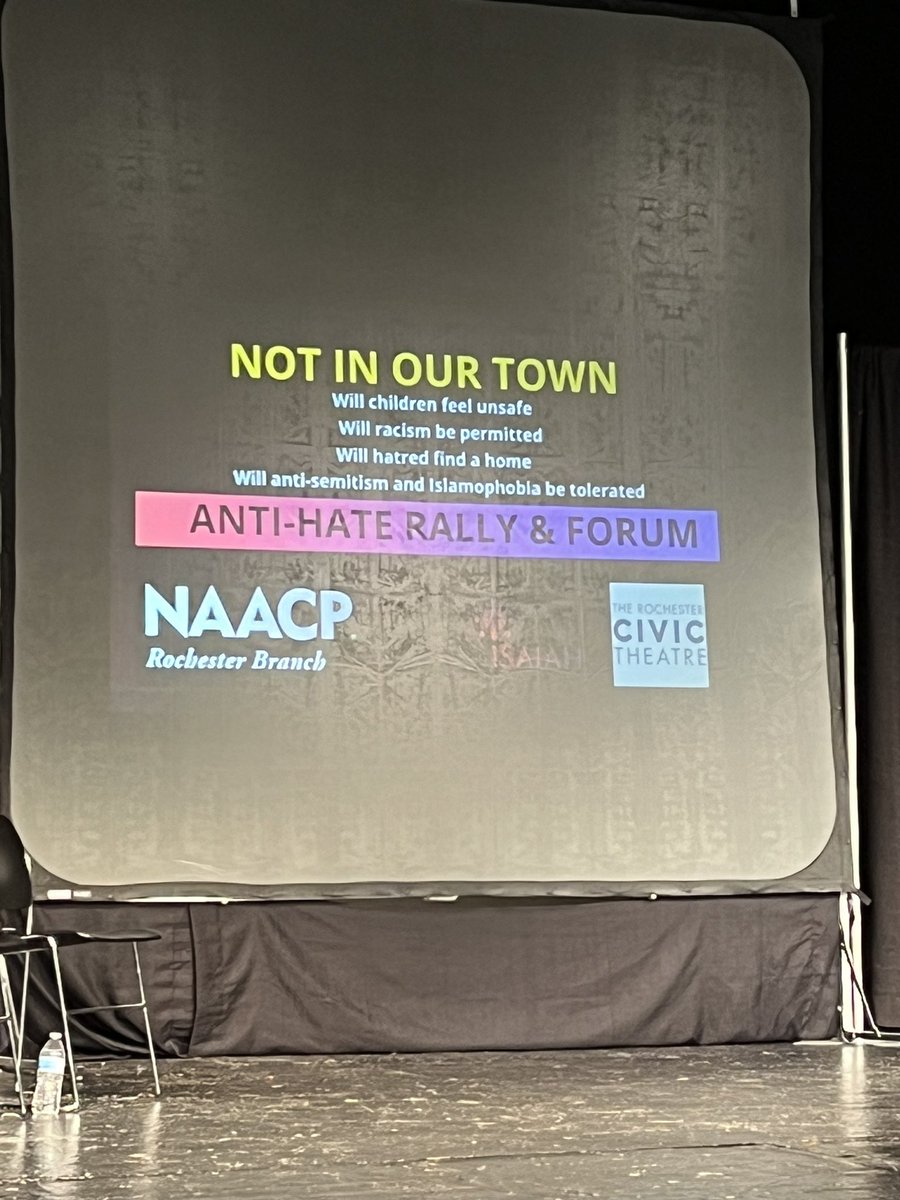 We will not tolerate hate in Rochester.