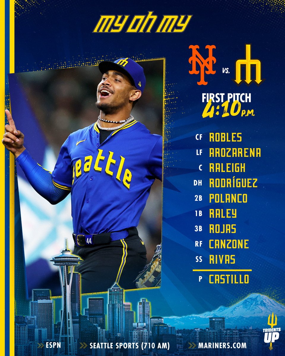 Mariners's tweet photo. Waitin’ all day for Sunday night 🎶 https://t.co/FAxpqv5Zx8