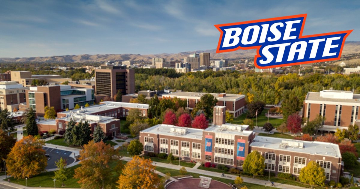 Boise State “University” is a public research school of sorts that is located in Boise, Idaho with a stupid blue field. Founded in 1932 by the Episcopal Church, it became an independent junior college in 1934, and in 1974 it became Idaho's third state “university”. #BeatBoise