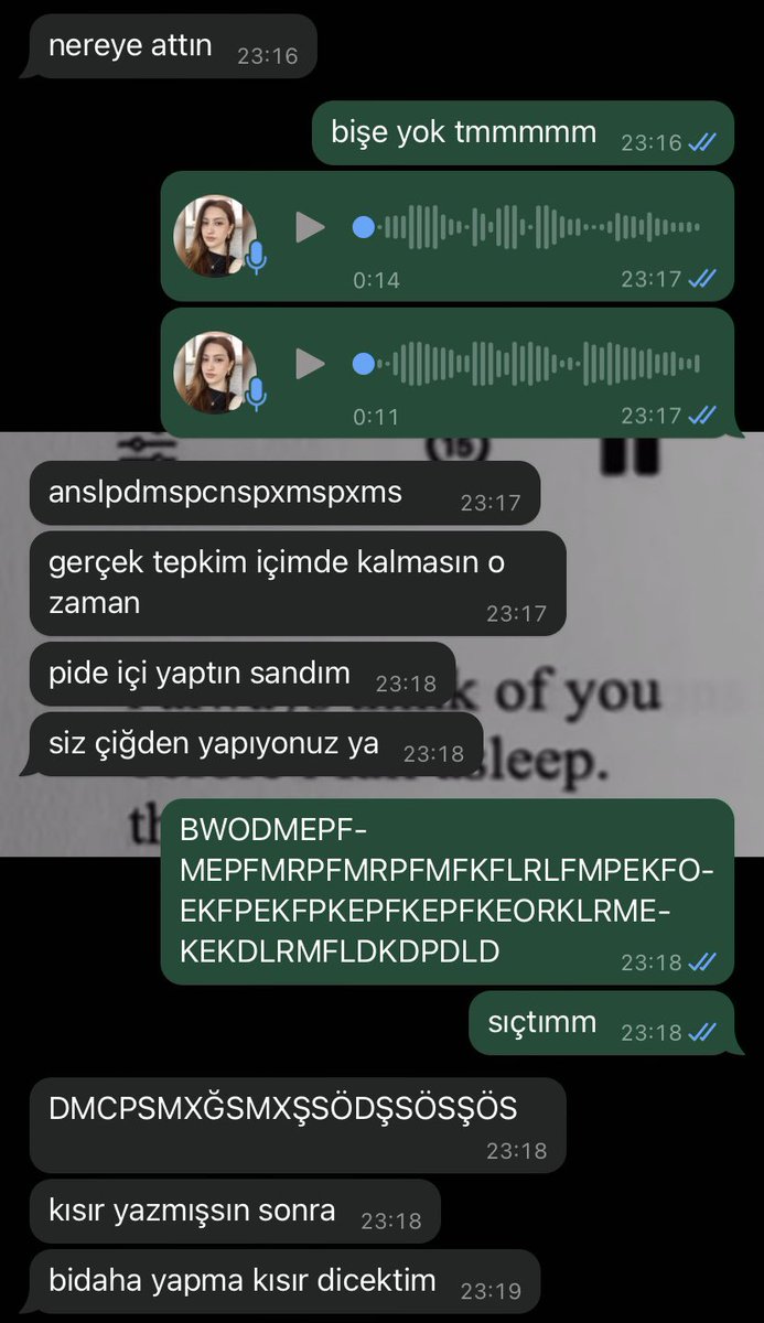 bi an şov yapıyo sandım ama geçti KWPFKEPGKEOFMEPDKWP
