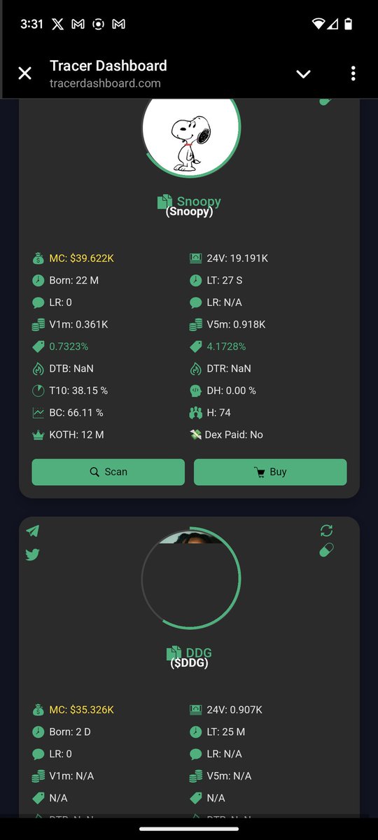 TBG_JUST_G's tweet image. I told you about #SolChat at 3cents.
I haven't posted a Solana utility token since.

Now I'm telling you about $TRACER.

People said I was nusts when I said '$CHAT to $10' 
It tapped $18 per.

Fade @ your own risk.

@Tracer0X0
AkaURBsD3nVB4YSNjMQK1DRWxRSmU3SGzKnPf2WTpump