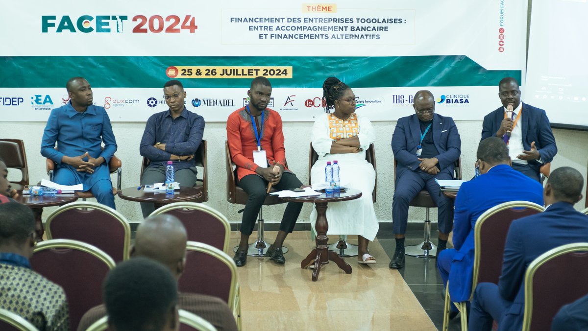 Ravi d'avoir animé un panel lors de la troisième édition du Forum des acteurs de l'émergence du Togo - #Facet, en abordant les opportunités de financement pour les entrepreneurs au #Togo. Un moment riche en échanges et en perspectives pour l'avenir de l'entrepreneuriat togolais.
