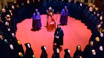 Vision4theBlind's tweet photo. Live footage from the Olympics Closing ceremony. https://t.co/qn8e1xe1nR