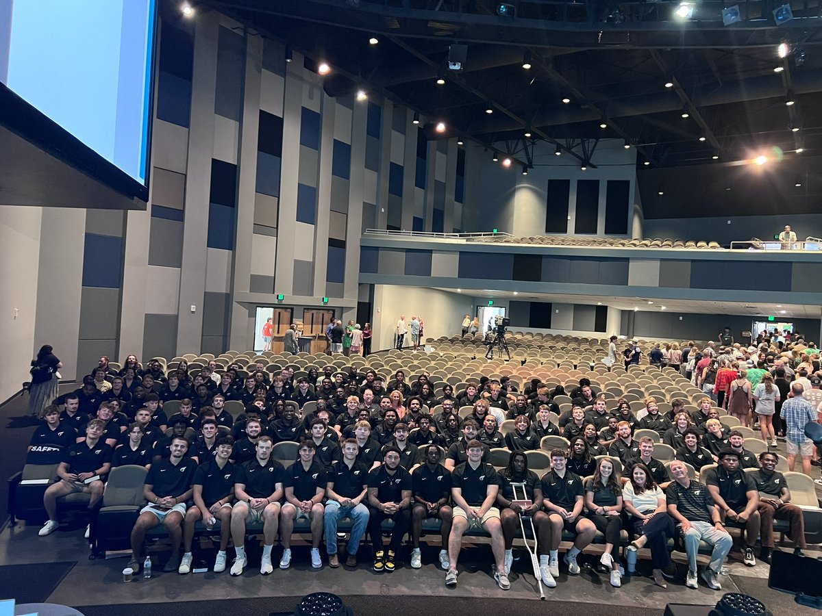 Thank you, <a href="/newspring/">NewSpring Church</a> , for hosting the Trojans today!

#TeamOne