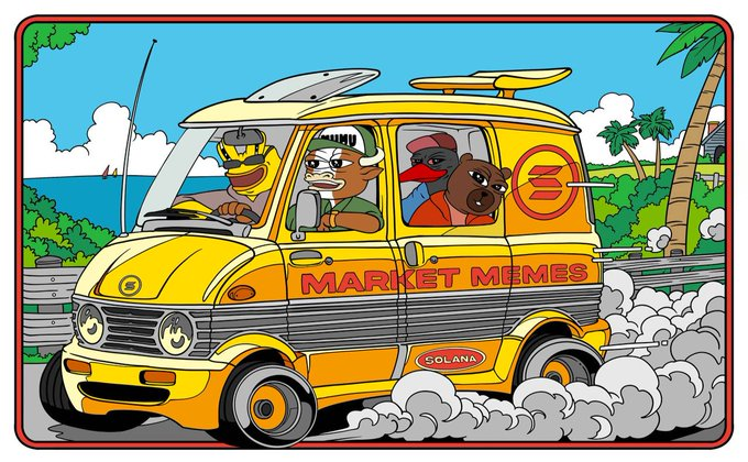 crypto_ladx's tweet photo. The most favorite memecoin you can bet with conviction is the @themarketmemes memecoins. $BOBO THE BEAR  
$DODO THE BLACK SWAN  
$SNNIBU THE CRAB 🦀 
$MUMU THE BULL
GET ON THE RIDE AND FASTEN YOUR SEATBELT https://t.co/EMy92ttFLf