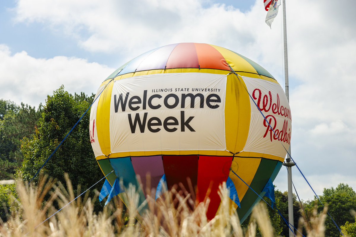 Welcome Redbirds! It’s time for Welcome Week, and we have seven full days of events planned starting tomorrow. Get ready for music, food, and lots of giveaways!
 
Check out the schedule of events at welcomeweek.illinoisstate.edu/schedule/ so you don’t miss a moment of the fun! #RedbirdLife
