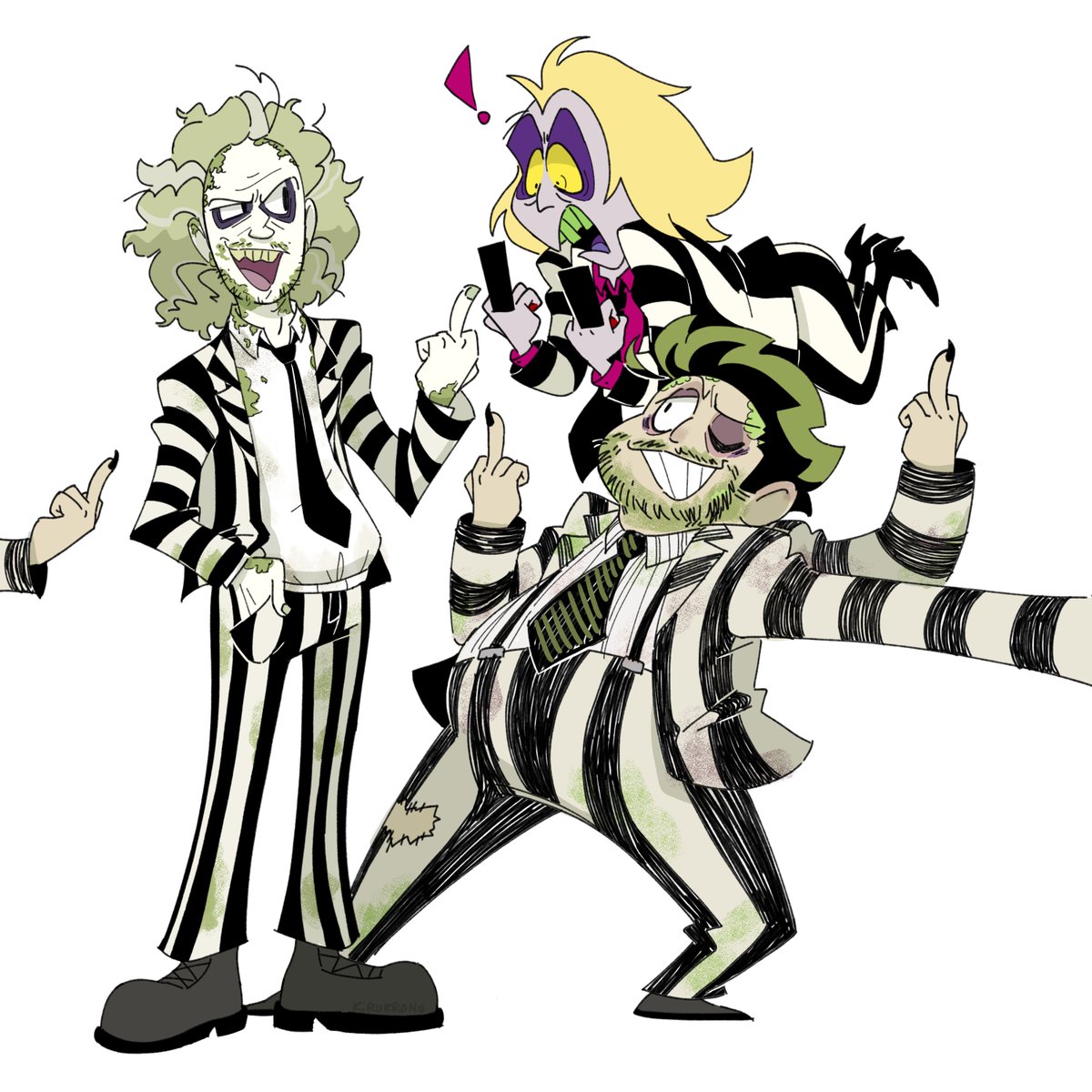 [Beetlejuice]
The father the son and the holy spirit