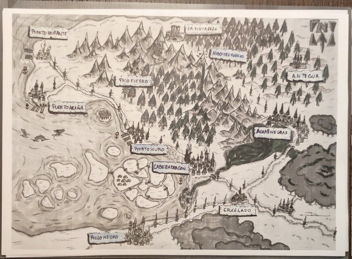 Hoy tras 7 meses de juego en el #Nortecongelado el grupo ha tenido a su alcance a la inefable Nordrana, pero se les ha escapado arrastrándolos al plano sombrío #dnd5e #shadowfell