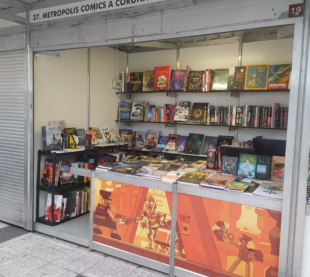 Mañá comeza o festival de Viñetas desde o Atlántico  en A Coruña e Luigi xa está ready para atendervos a partir de mañá á tardiña que é cando comeza o festival. Lembrade que Iría Aldegunde, María Brenn, Bea Gregores e Iván Gil asinan ás suas obras na caseta de Metrópolis ⬇️