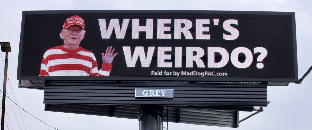 TrueFactsStated's tweet photo. Here’s more pics/video from the billboard in Wilmington, North Carolina. Chip in https://t.co/tLqBQPTE3X https://t.co/iugD71WuaF